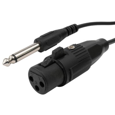 Microfon de mana, negru, XLR -6,3 mm - M 61